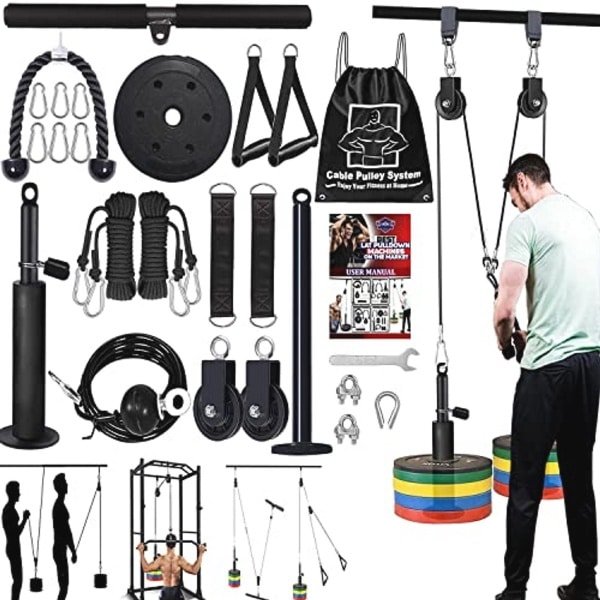 Kabel Katrol Systeem voor Thuis Krachttraining - Latpull Down en Triceps Pull Down Apparatuur