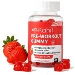 Kahil - Pre-Workout Gummies - Aardbei Smaak - 60 Stuks - met Vitamine B12 Creatine en Taurine - Shot