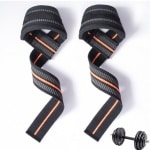 Krachttraining Lift Straps - Lifting Grips/Hooks - Deadlift Straps - Lift Straps - Fitness - Professionele Kwaliteit - Ergonomisch, Crossfit & Krachttraining - 2 Stuks - Zwart
