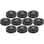 Lager Katrol Wiel 10 stks Nylon Ijzer Fitness Lager Katrol Home Gym Bijlagen Oefening Krachttraining Accessoire (75mm/90mm)(90mm)