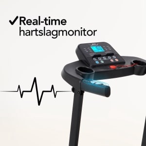 Loopband Inklapbaar - Hometrainer Elektrisch - Walking Pad Fitness - Zwart