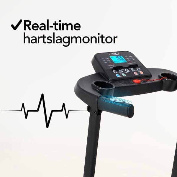 Loopband Inklapbaar - Hometrainer Elektrisch - Walking Pad Fitness - Zwart