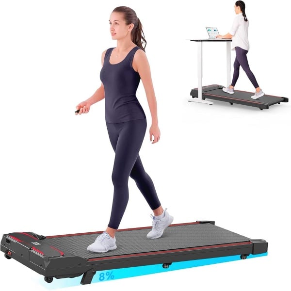 Loopband met helling voor thuis - Stille Motor, LCD-Display, Afstandsbediening, 1-6 km/u