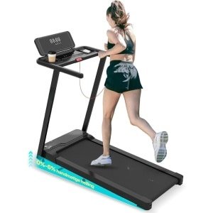 MMP® Loopband Inklapbaar - Loopband Fitness - Loopband - Zwart - 130cm x 110cm 62cm