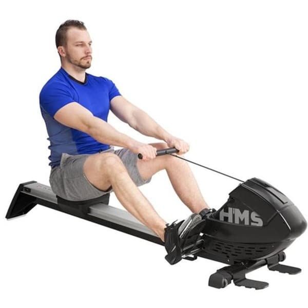 Magnetische Roeitrainer met 8 Weerstandsniveaus - Opvouwbare Roeimachine voor Thuis met LCD-Display, Transportwielen en Hartslagmeting - Max. 120 kg