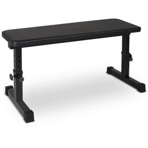 Merax Flat Weight Bench - Verstelbare Halterbank - Comfortabele Fitnessbank - Stevige Stalen Constructie - Geschikt voor Krachttraining en Thuisgebruik