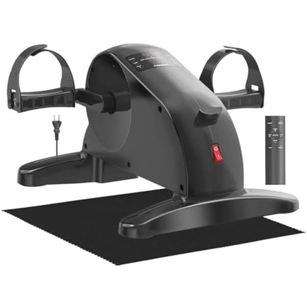 Mini elektrische hometrainer met 12 snelheidsniveaus voor benen en armen