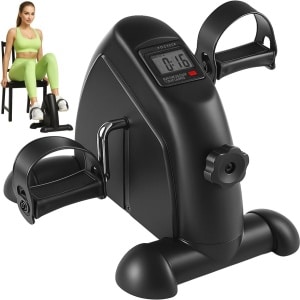 Mini hometrainer voor cardio fitness en full-body oefeningen
