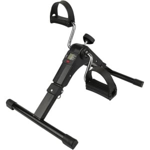Mini hometrainer voor herstel van armen en benen met LCD-display - Draagbare fitnessapparatuur voor thuis