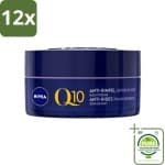 NIVEA - Nachtcrème - Q10 POWER Anti-Rimpel Gevoelig - Voor gevoelige huid - Met Q10, Creatine & Zoethoutextract - 50 ml - Voordeelverpakking - 12 stuks - Nivea Q10 - Anti-rimpel crème