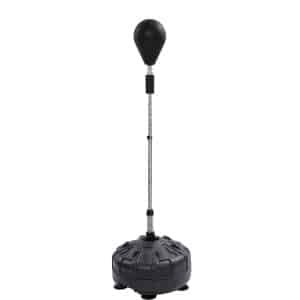 Novendo Goods - Verstelbare bokszak met standaard voor tieners & volwassenen - 360° Reflex boksset met 6 zuignappen - Voor thuisfitness, boks training & cardio