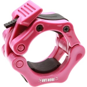 Olympic Dumbbell Clips Set of 50mm Inch Pro Collar, Set of 2 Black Bar Clamps, Perfect for Pro Crossfit, Strong Lifts and Professional Quality Olympic Training