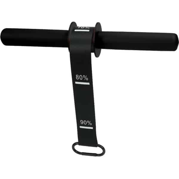 Onderarm Krachttrainer Polsroller Zwart (1,18 inch) - Antisliphandgreep, Verstelbare Riem, Duurzaam Fitnessapparaat voor Thuistraining, Krachttraining en Polsversterking