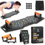 Opvouwbaar Push-up Board - Kleurgecodeerde Multifunctionele Trainingsstandaard voor Krachttraining Thuis