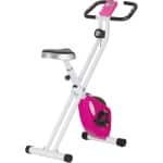 Opvouwbare Hometrainer met 8 Niveaus Magnetische Weerstand en Hartslagmeter voor Thuis