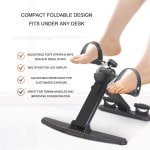 Opvouwbare loopband en voetpedaaltrainer met digitale LCD-display en verstelbare weerstand voor senioren