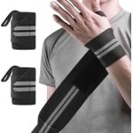 Polsbanden voor Krachttraining en Fitness - Universaal en Ademend - Set van 2