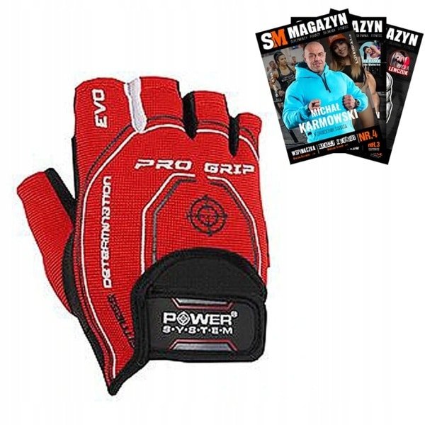 Power System Pro Grip EVO Handschoenen Rood XL - Fitness- en krachttraining