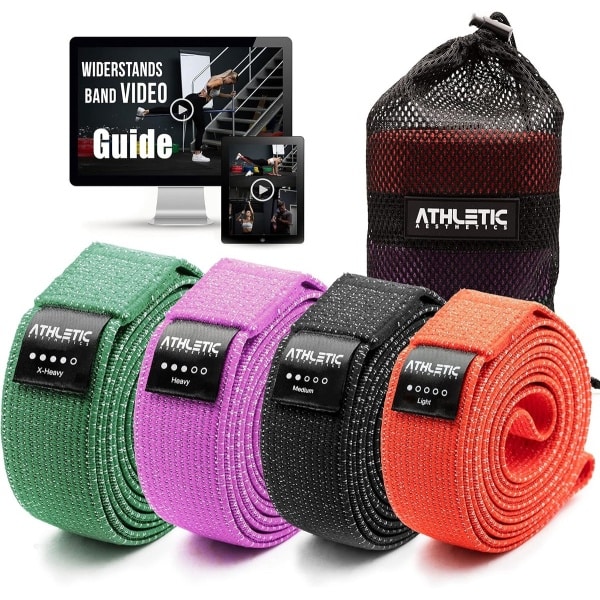 Premium weerstandsbanden set voor krachttraining - Geschikt voor thuis en gym - Inclusief tas en gratis videocursus