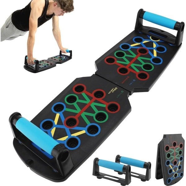 Push Up Bord voor Thuis Workout - Multi Functionele Krachttraining Apparatuur voor Borst, Triceps en Rug