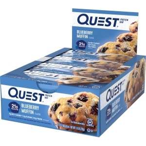 Quest Nutrition Quest Bar - Eiwitreep - 1 doos (12 eiwitrepen) - Bosbes muffin