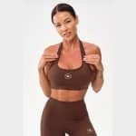 ROUGH RADICAL ZOYA SPORTS BH sportbeha maat L bruin sporttop fitness crossfit gym training