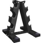 Robuuste A-Frame Dumbbell Rack voor Thuisgym, 3 Laags Gewichten Opslag voor Krachttraining
