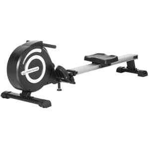 Roeitrainer - Roei-apparaat voor Thuis - Roeimachine - Opvouwbaar - met LCD-Display - 8 Weerstandsniveaus - 120KG Gewichtscapaciteit - Fitnessapparaat voor Cardio- en Krachttraining - Roeiapparaat Fitness