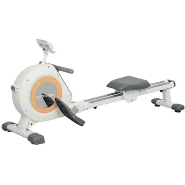Roeitrainer - Roei-apparaat voor Thuis - Roeimachine - met LCD-Display - 16 Weerstandsniveaus - 150KG Gewichtscapaciteit - Fitnessapparaat voor Cardio- en Krachttraining - Roeiapparaat Fitness