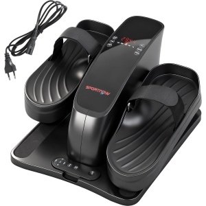 SPORTNOW Mini Crosstrainer Staal, ABS 42L x 40,5B x 26,5H cm Zwart