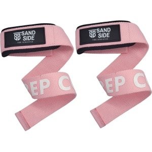 Sandside Lifting Straps 2.0 - Deadlift Straps - Lifting Grips voor Powerlifting en Krachttraining - Roze