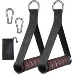 Set van 2 Eenhandige Fitnessgrepen voor Weerstandsbanden - Gymaccessoires voor Krachttraining