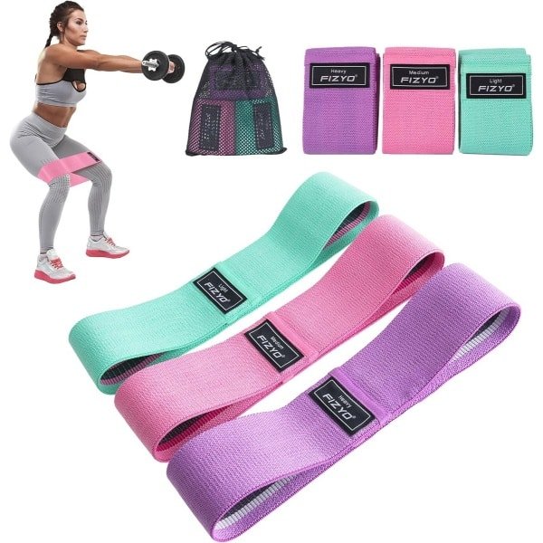 Set van 3 Weerstandsbanden voor Krachttraining en Fitness - Ideaal voor Yoga, Pilates en Spieropbouw