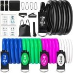 Set van 5 Weerstandsbanden voor Thuis, Krachttraining en Fysiotherapie - Geschikt voor Alle Trainingsniveaus