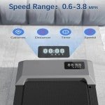 ShaSha Loopband inklapbaar - Digitale display - Loopband voor thuis - 3 in 1 Fitness hardloop oefening machine - Max 136KG - Loopband voor kantoor - Zwart