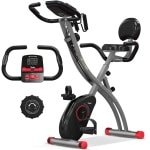 SportTronic X6 Hometrainer - Inklapbare fitnessfiets - Rood/Zwart