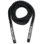 StreetGains® Verzwaard Springtouw 1.36KG - Duurzaam & Verstelbaar - Verbeter Conditie, Kracht & Coördinatie - Voor Intense Cardio-Workouts