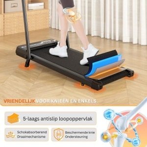 Thuys - Loopband Inklapbaar - Wandelband Fitness - Treadmill