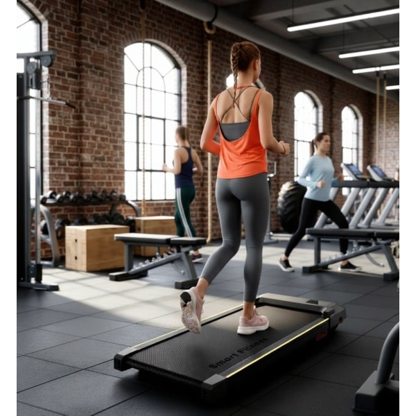 Treadmill / Loopband - Compact, Stil en Krachtig voor Thuis & Kantoor - 2,5 PK, 6-punts Schokdemping, Fitness App & Miit-Modus - Altameubel