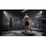 Treadmill Walking Pad FT21 Pro - 6 km/u - Stil & Compact Onder-Bureau Loopband met LED Display, 2.25 PS Eco-Motor, Aluminium Frame - Revalidatie & Seniorvriendelijk - Zwart - Altameubel