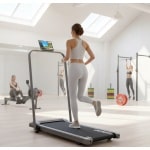 Treadmill for Home Desk Use 3-Traps Helling Mini Loopband met Afstandsbediening, App-Controle, 12 km/u, 4-in-1 Fitness & Gewicht Beheer - - Altameubel