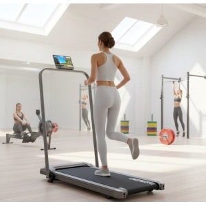 Treadmill for Home Desk Use 3-Traps Helling Mini Loopband met Afstandsbediening, App-Controle, 12 km/u, 4-in-1 Fitness & Gewicht Beheer - - Altameubel