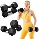 Trex Sport TX-005CD - Halterset - Composiet - 2×5 kg - Voor krachttraining