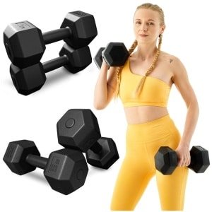 Trex Sport TX-005CD - Halterset - Composiet - 2×5 kg - Voor krachttraining