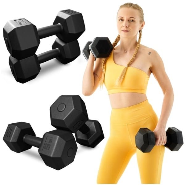 Trex Sport TX-005CD - Halterset - Composiet - 2×5 kg - Voor krachttraining
