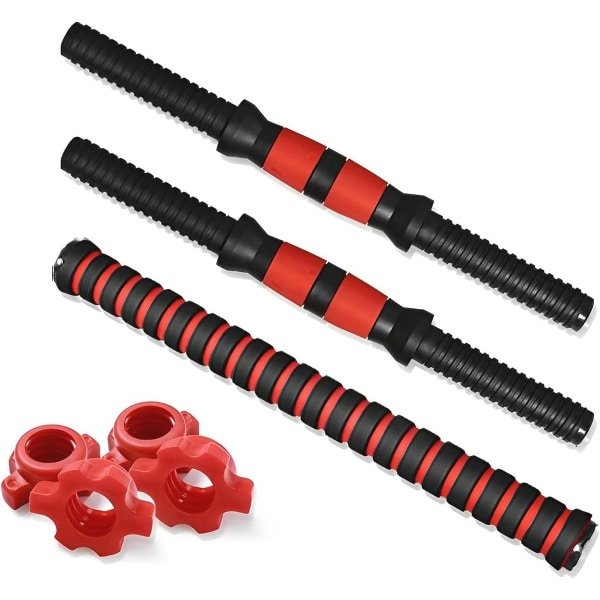 Universele Dumbbellstangen set van 2, 35 cm met sterklemmen voor krachttraining