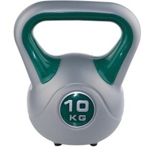 Unyqoos® Vinyl Kettlebell van 10 kg voor veelzijdige krachttraining en fitness