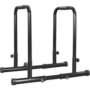 Verstelbaar Dip Bar Station voor Thuis Fitness - Maximale Belastbaarheid 227 kg - Hoogte Instelbaar van 79-90 cm - Perfect voor Push-ups en Krachttraining