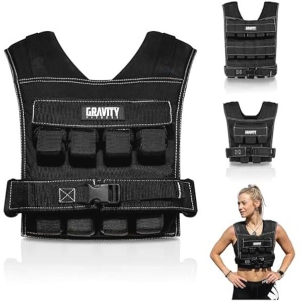 Verstelbaar Gewichtsvest 10kg 20kg 30kg voor Calisthenics en Krachttraining