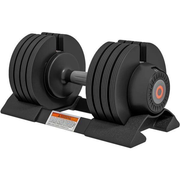 Verstelbare Dumbbell - Enkele Halter 6/11/16/20 kg - met Opbergvak en Antislip Handgrepen - Gewichten Set - Halterset - Dumbbell Set - Krachttraining - Fitness - Gym - Geschikt voor Thuis en Sportschool